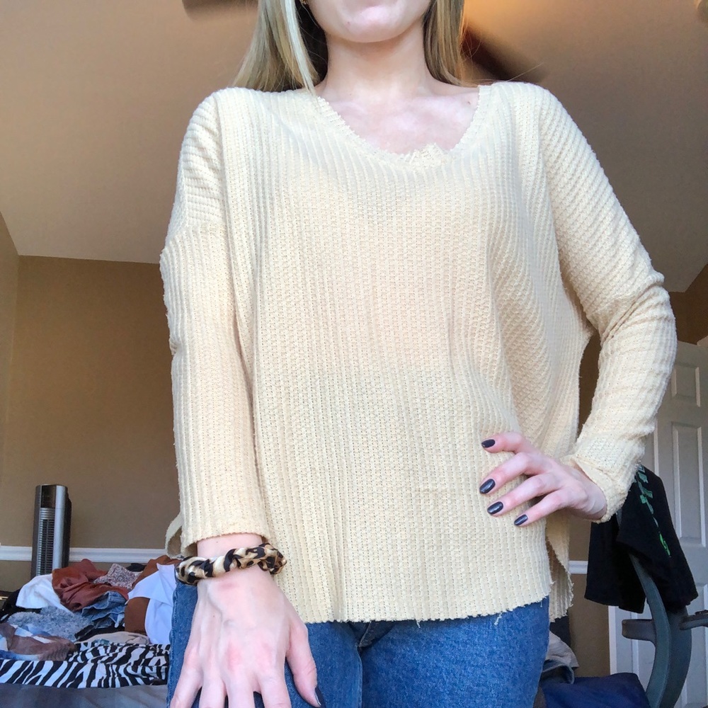 FashionNova yellow sweater